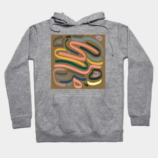 Afro 90's Pop Art Stripes Hoodie